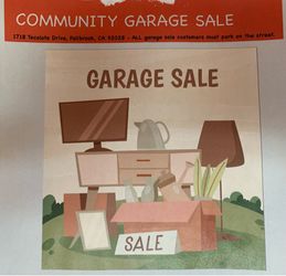 Community Garage sale May 16th yard sale