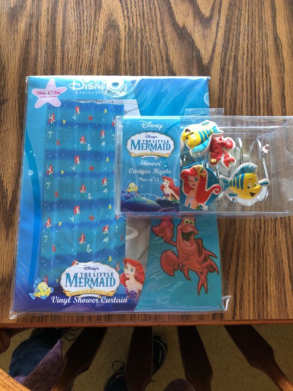 Disney Little Mermaid Shower Curtain Hooks For Sale In Burien Wa