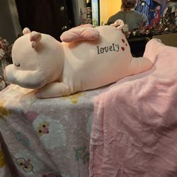 Piggy Plush With Blanket 