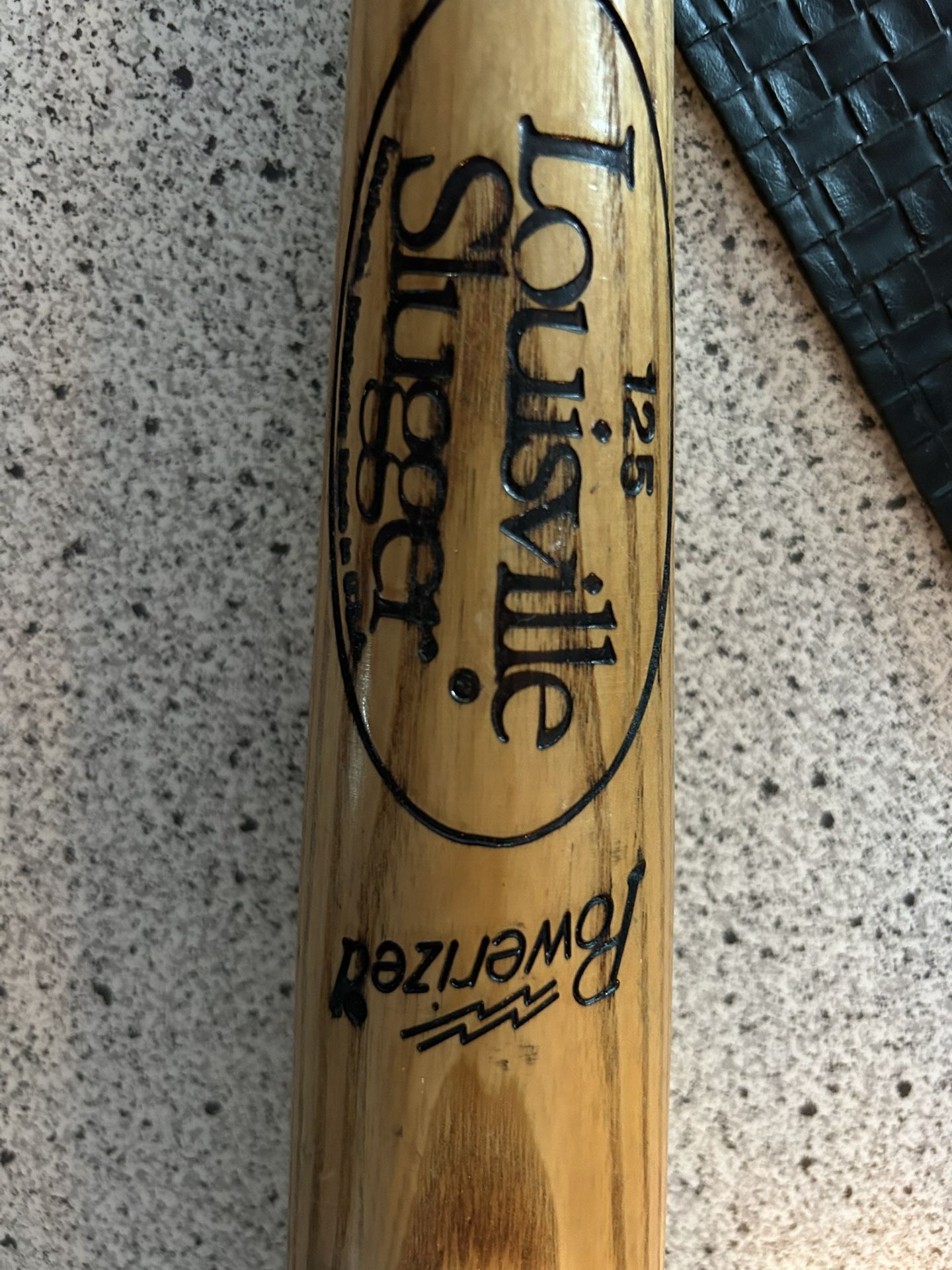 Powerized Wooden Louisville Slugger Baseball Bat Signed Atlanta
