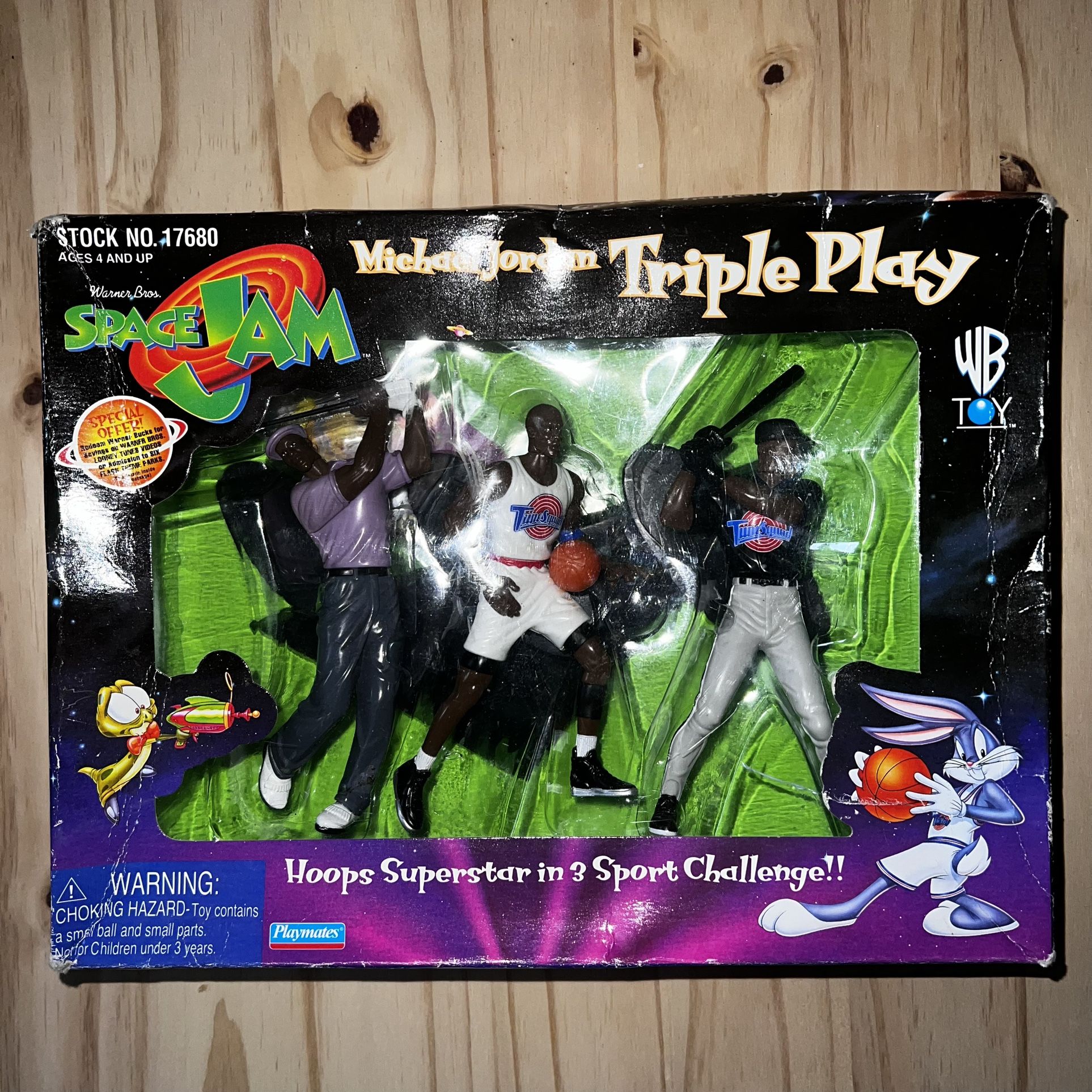 Michael Jordan Triple Play From Space Jam