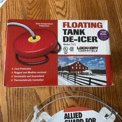 Floating Tank De-icer And Guard