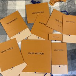Louis Vuitton Original Boxes, Bags, Receipt Sleeves