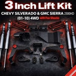 3” Lift Kit – 2001-2010 Silverado & Sierra 2500HD  4wd