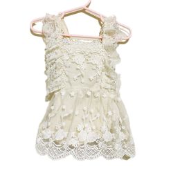 Baby Girls Lace Dress Size 9-12 Months Smash cake Birthday Photoshoot