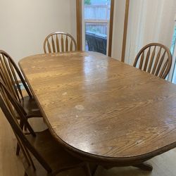 Classic Solid Wood Kitchen Table