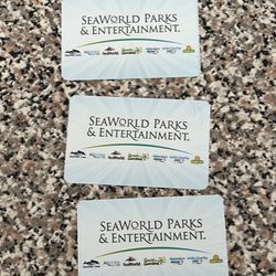Three aquatica tickets