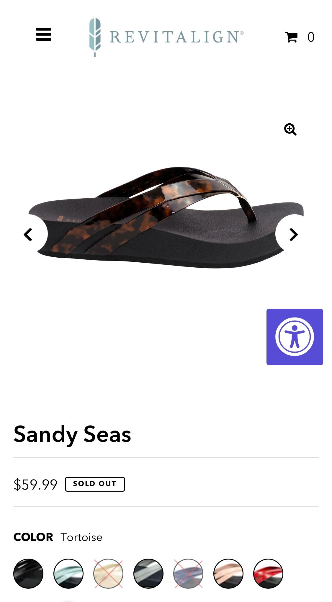 Shoes Flip Flops Brown Tone 9B