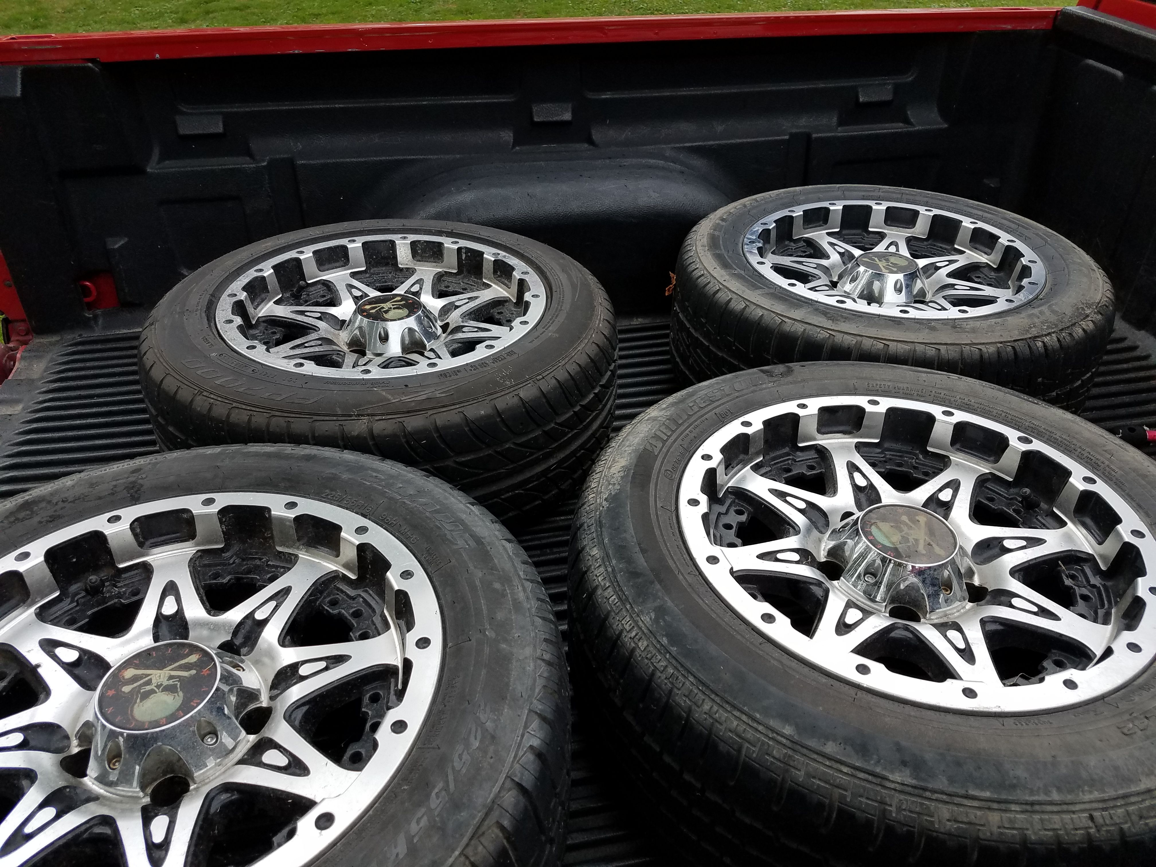 AMERICAN OUTLAW BUCKSHOT WHEELS 5 ON 135MM BOLT PATTERN