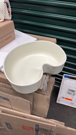 IKEA kidney shaped ceramic bowl