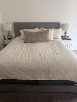 Free Gray King Size Bed Frame