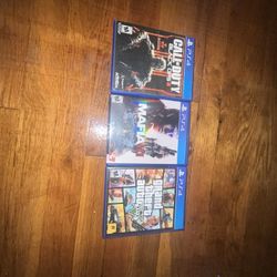 Call Of Duty Black Ops; Mafia 3; Grand theft Auto 5