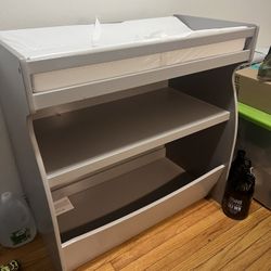 Grey Changing Table 
