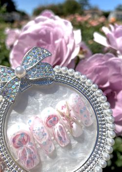 Press on nail ｜ Purple Summer