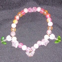 Flower Charm Bracelet $3