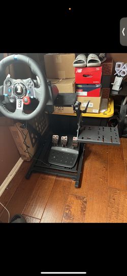 Full Logitech PlayStation Wheel And Stand