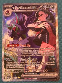 Marnie's Grimmsnarl EX Pokémon Card 287/217