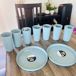 9 pack Mainstays - Blue Eco-Friendly Recycled