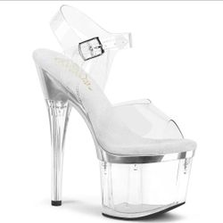 Stilettos By Pleaser Sexy Than Ever Heels🔥 
 Size: 7-8 
Heel: 7"