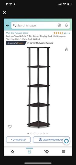5 Tier Corner Display Rack