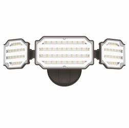 LEPOWER 4500LM Outdoor Flood Lights, 45W LED Flood Light, Exterior Flood Lights Switch Controlled, 5000K, 3 Adjustable Heads IP65 Waterproof Outdoor L
