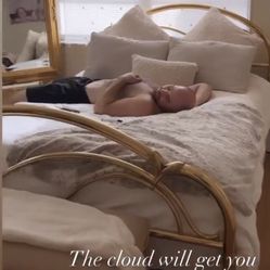 Vintage Italian Brass Queen Bedframe