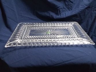 Shannon crystal platter