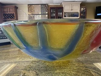 Sink - Glass Bowl Shape Vessel Bathroom