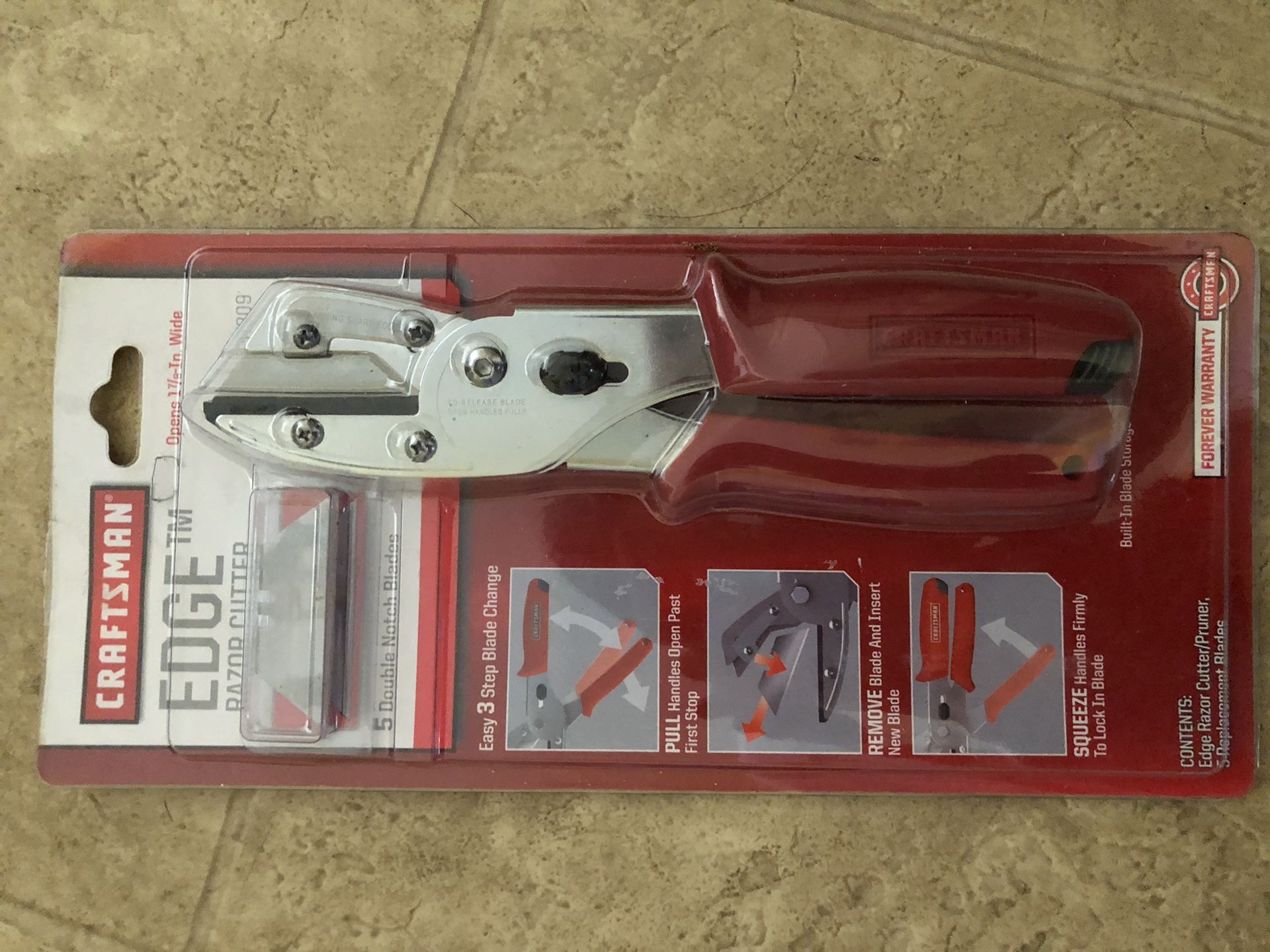 craftsman edge razor cutter