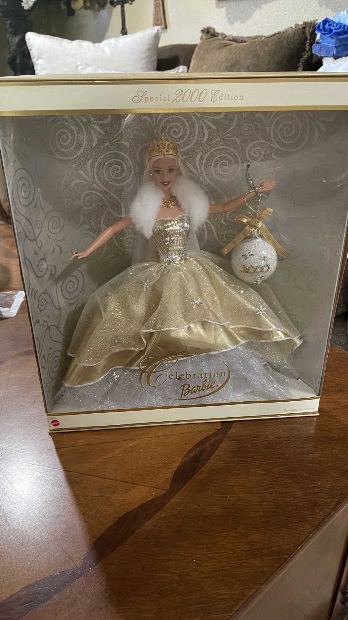 Special 2000 Edition Barbie Celebration with Hallmark Keepsake Ornament NIB