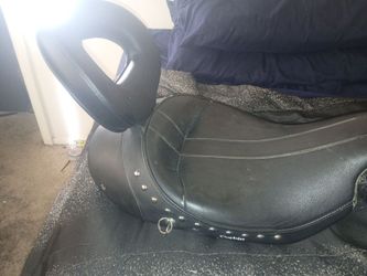 2 Corbin Motorcycle Seat with Backrest