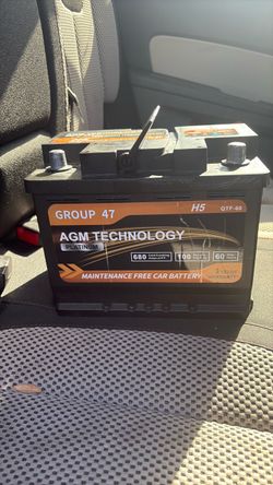 Group 47 H5 battery 680cca