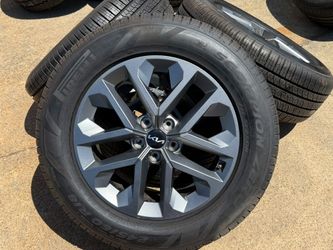 WE DELIVERY 18" Kia Telluride Wheels Rims Factory OEM Grey Pirelli 245/60/18 99%