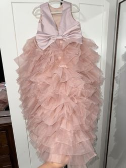 Vestido Elegante Para Niña Buen Estado Usado Dos Veces Para Fotos 12-18 Meses 