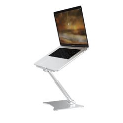 Laptop Stand Smart Phone Portable Adjustable - MacBook HP Dell 11 - 17 in Silver