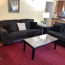 Ashley’s Furniture Altari Sofa and Loveseat with 3 piece side tables and coffee table