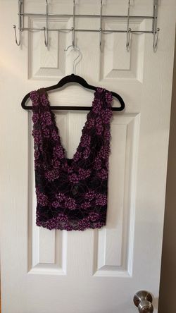Marciano embroidery top