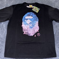 (Bape)Bathing Ape Sakura Photo Ape Head Tee