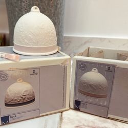 Lladró Porcelain Bells 1991 Spring & Summer Set w/ Original Box & Ribbon – Collectible 