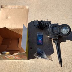 Projector Lights, Ocean Wave Projector Light with 20 Slides 10 Color Waterproof and Remote Control Indoor Outdoor