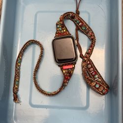 Apple Watch Beaded Wrap Bands