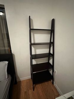 Dark brown shelf