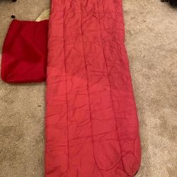 Du pont hollofill Sleeping bag, 80"LX56"WX0.5"T
W/ Zipper. No blemishes, rips. Zipper functions well.