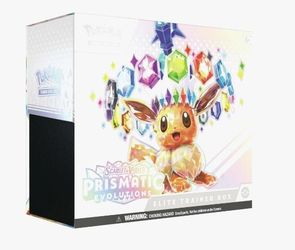 Sealed Prismatic Evolution ETB (look desc. VVV)