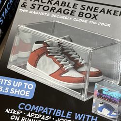 Stackable, sneaker storage