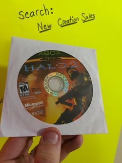 Like-NEW Halo 2 Original Xbox Game Disc Microsoft Bungie OG Xbox Classic Console FPS Shooter Xbox Live Multiplayer Video Game Retro Gaming Replacement