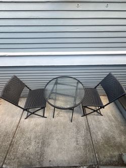 3-Piece Outdoor Bistro Set