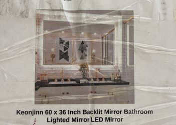 60x36 LED backlit mirror