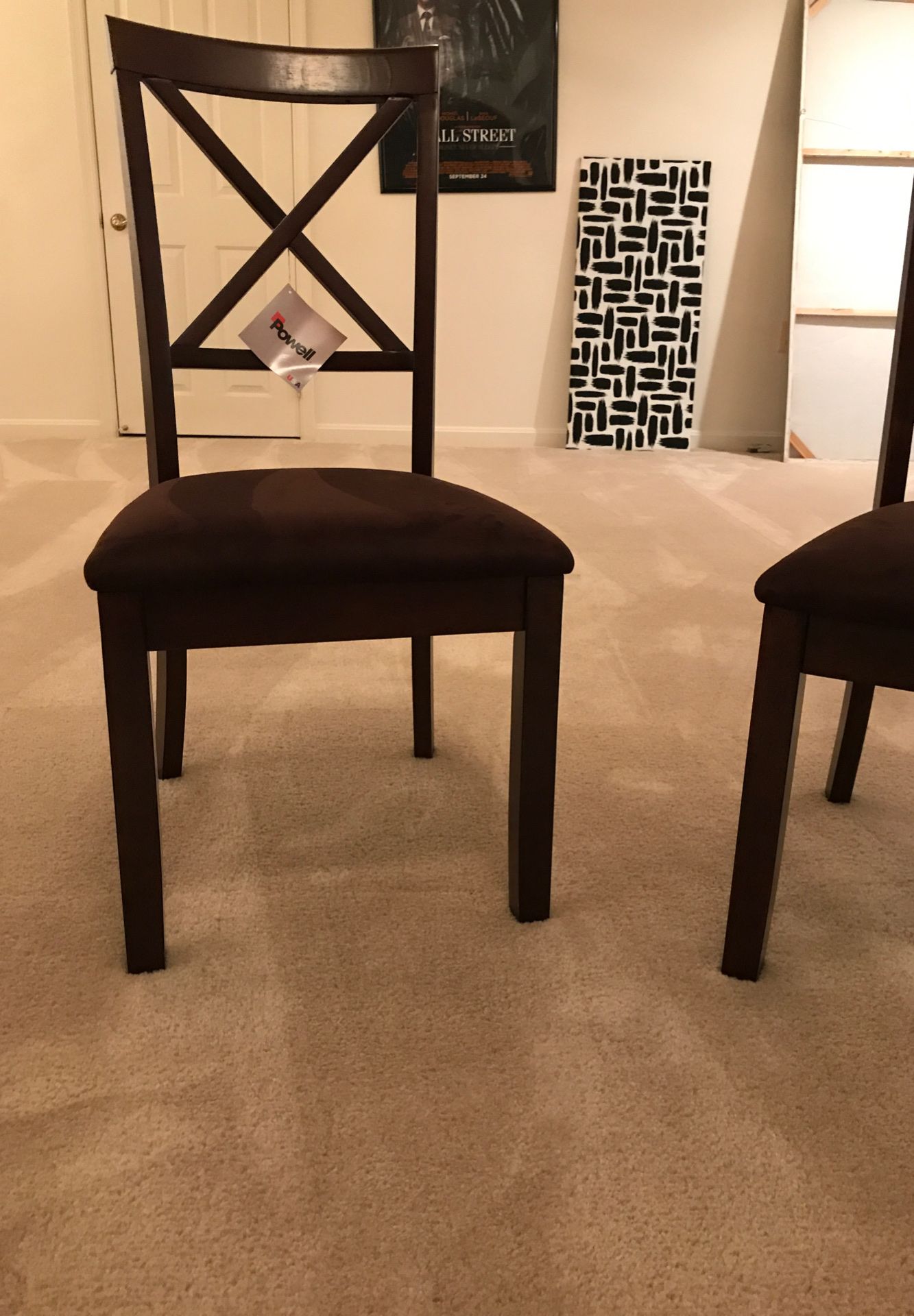 4 dining room Chairs brand new two in the box