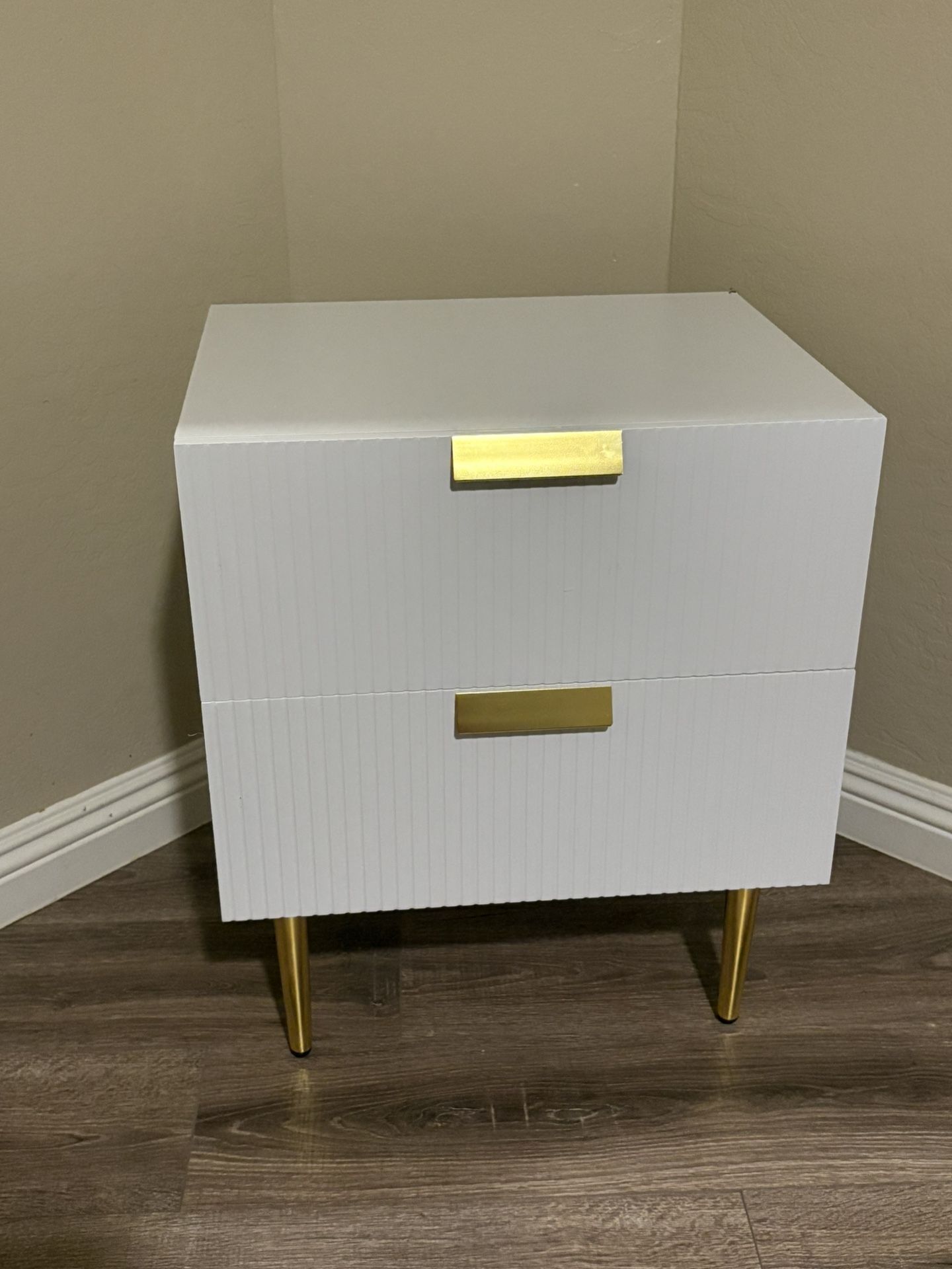Fluted Nightstand